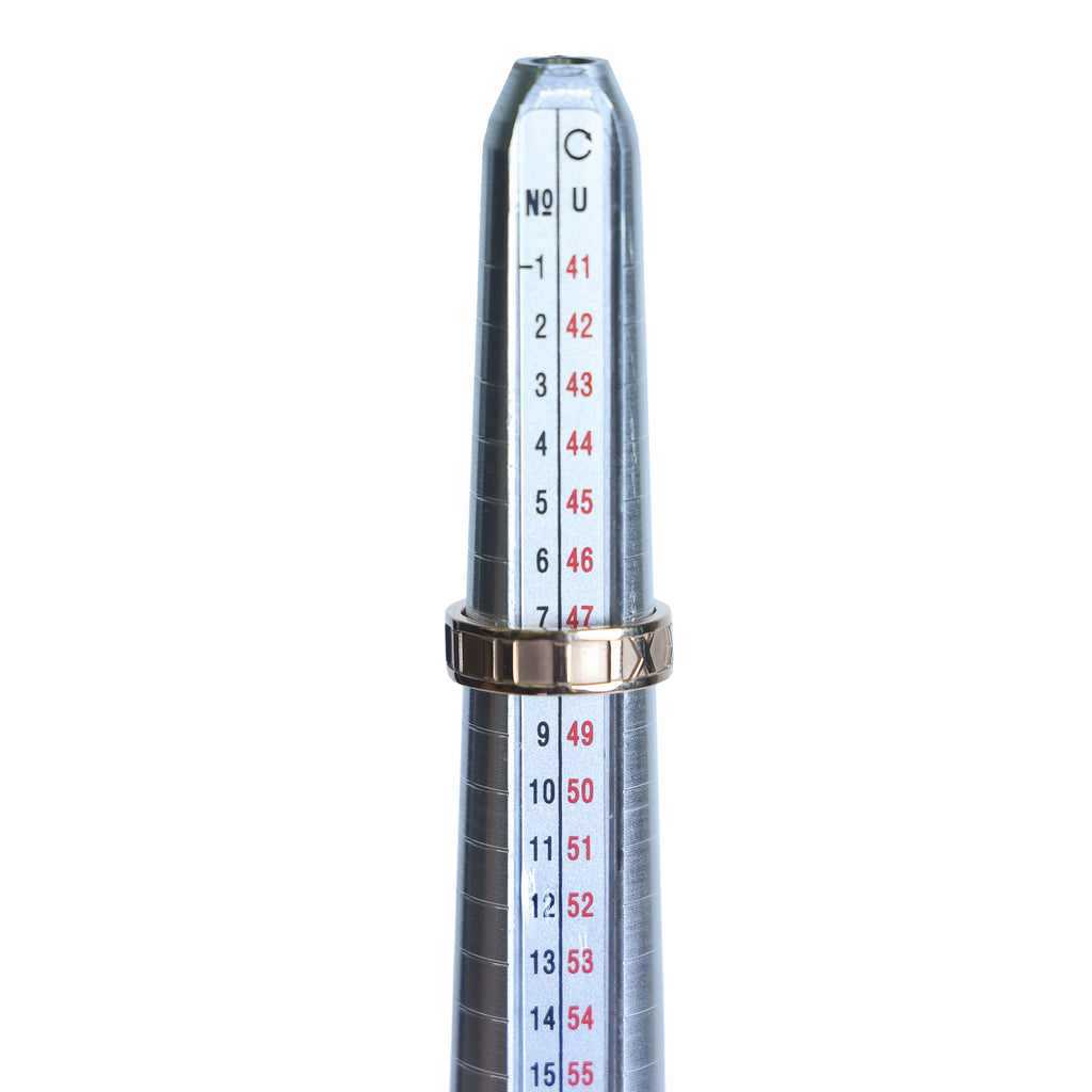 Preowned TIFFANY & Co Atlas 18K Rose Gold Diamond Ring 4.9g | Luxe Again Maison