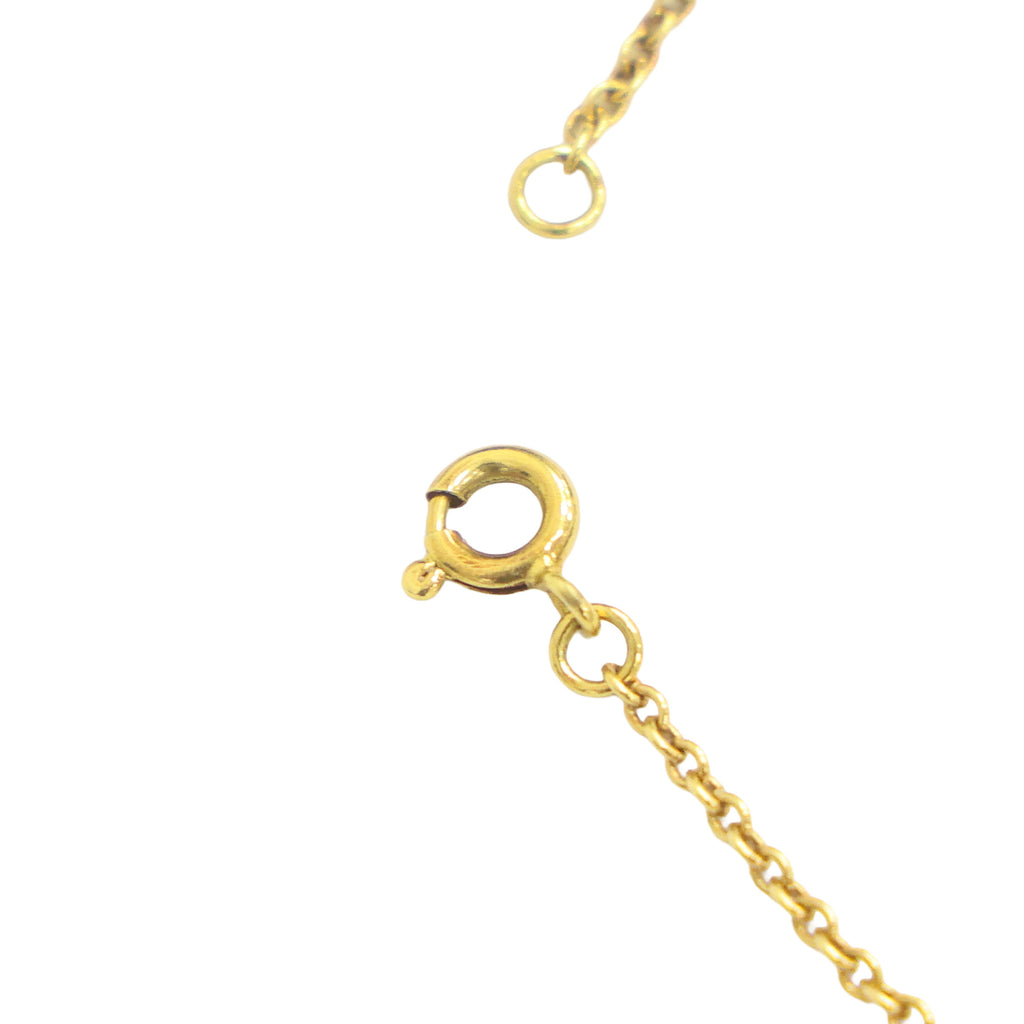 Preloved TIFFANY & Co x Elsa Peretti Open Heart Bracelet 18K Gold 2.9g Luxe Again Maison