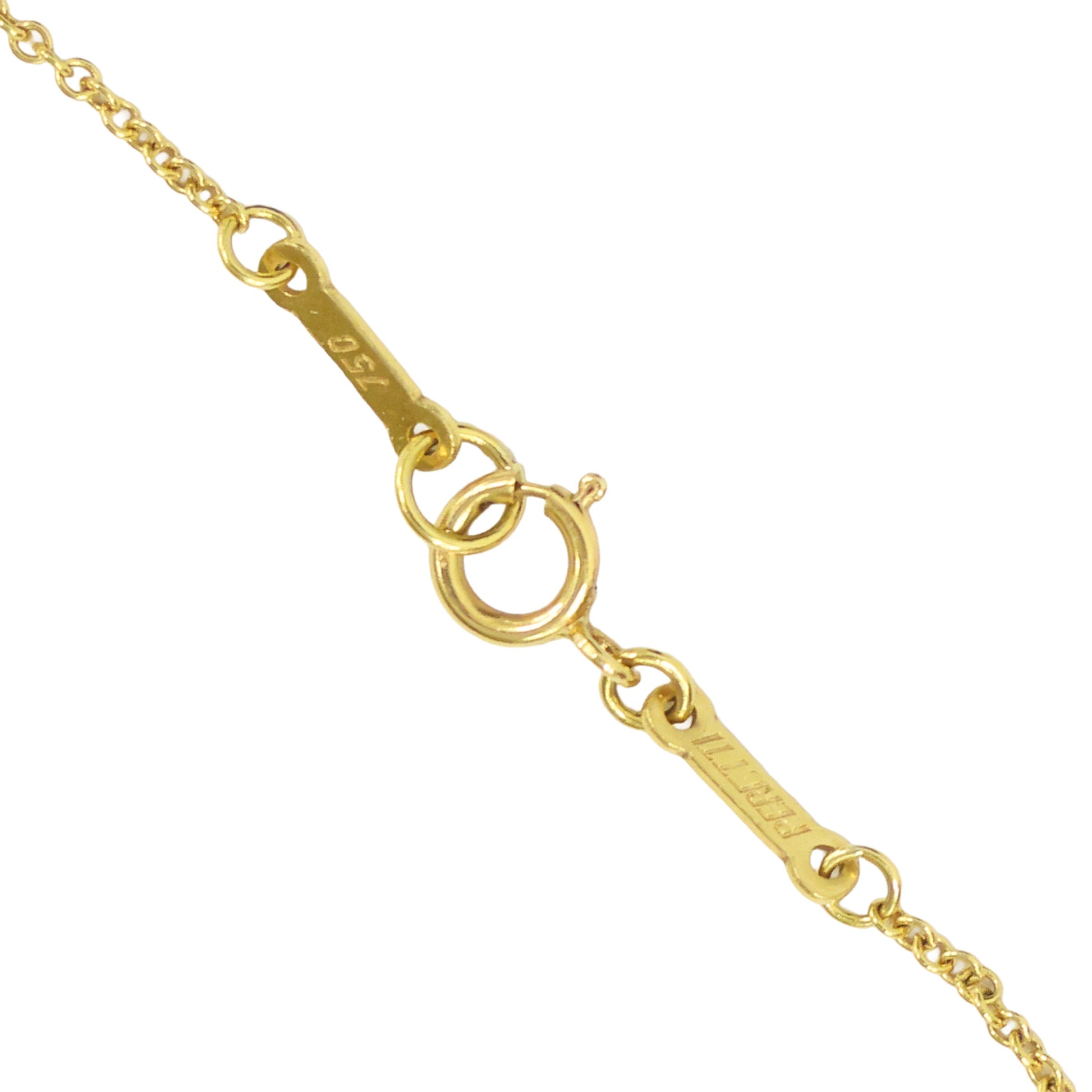 TIFFANY Open Heart Necklace 18K Gold 4.2g