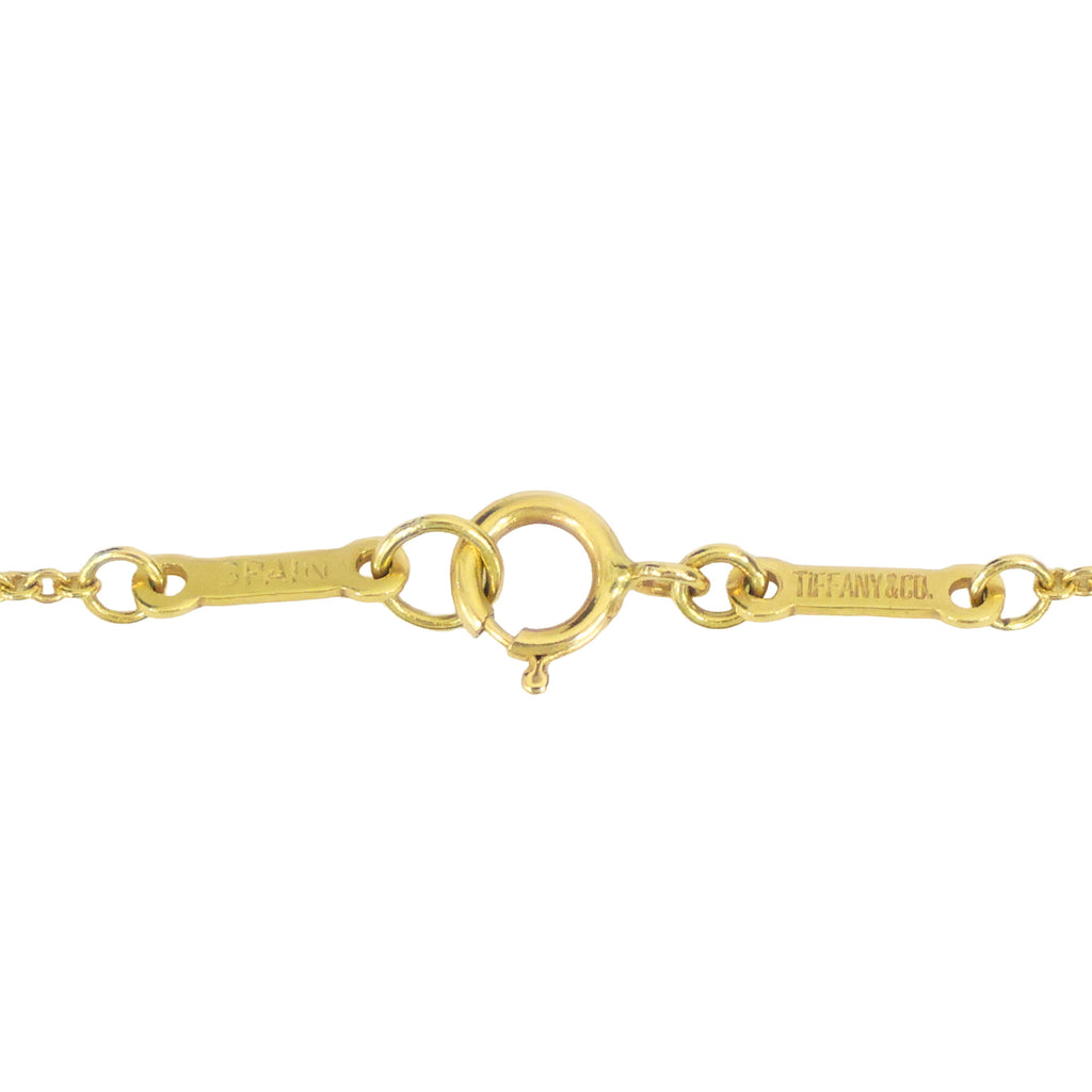 TIFFANY Open Heart Necklace 18K Gold 4.2g