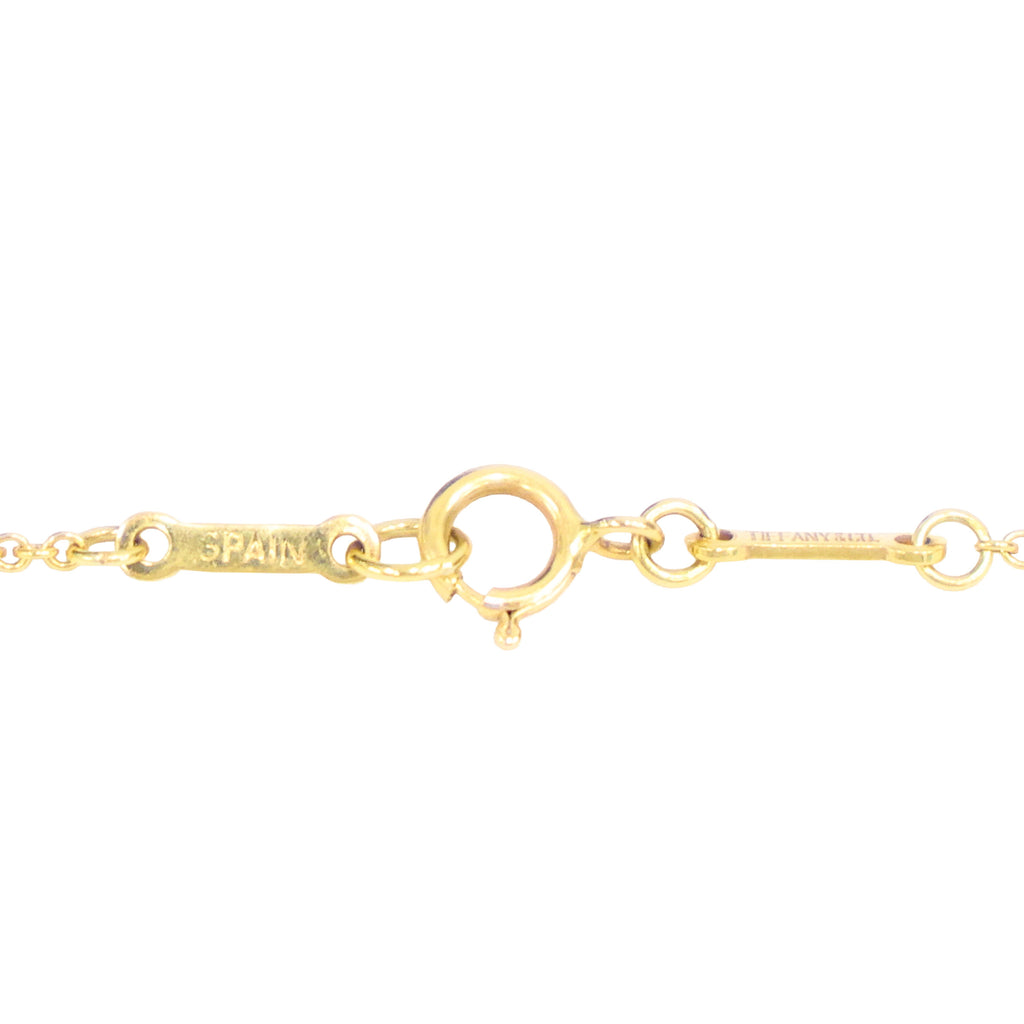 TIFFANY Open Heart Necklace 18K Gold 4.2g